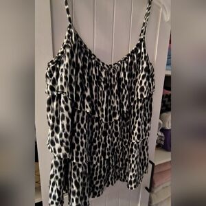 Leopard Print Ruffles Med.